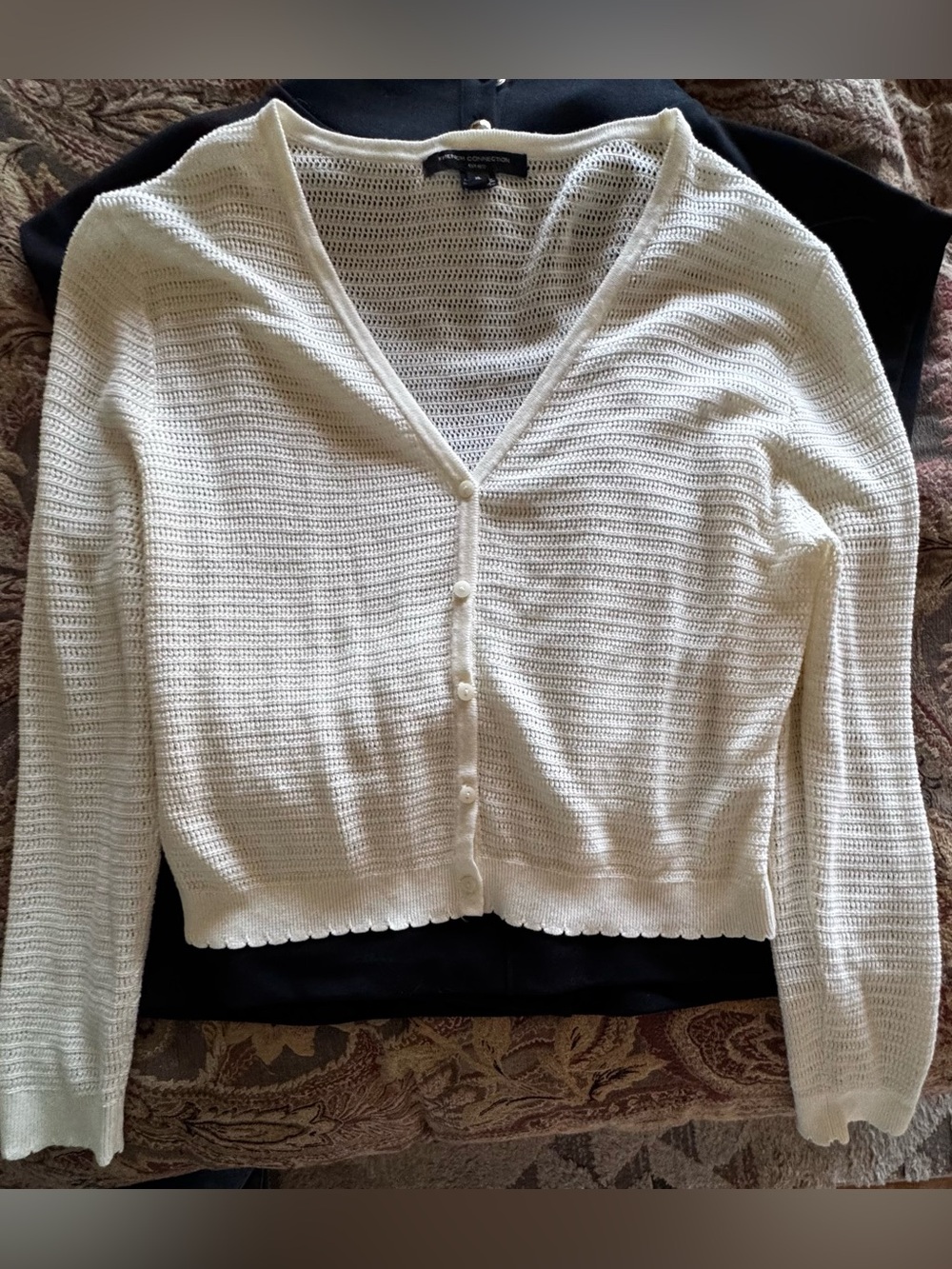 French Connection White Sweater